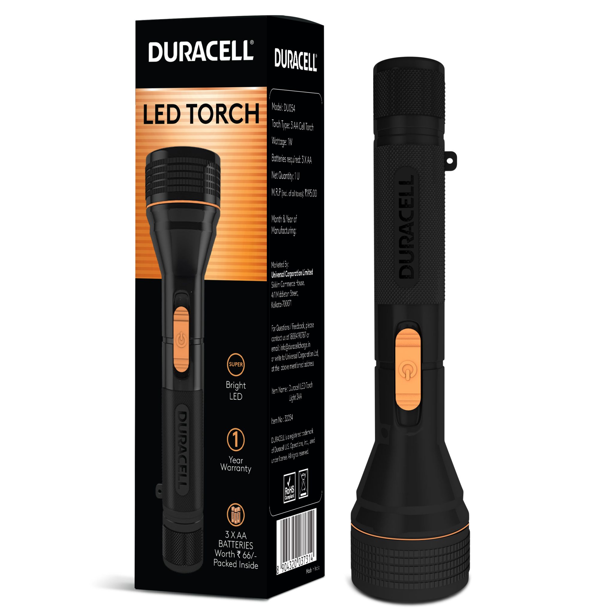 LED TORCH – Duracell